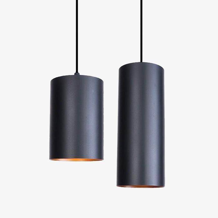 Vintage Metal Cylinder Pendant Light With E27 Socket | Qorvexa