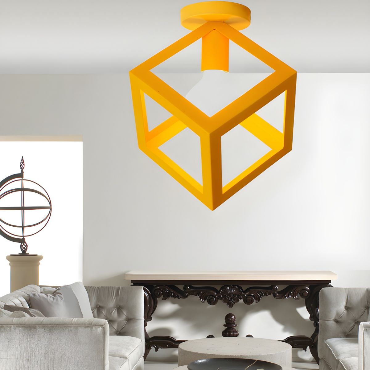 Vintage Metal Loft Style Ceiling Light Fixture | Wavira