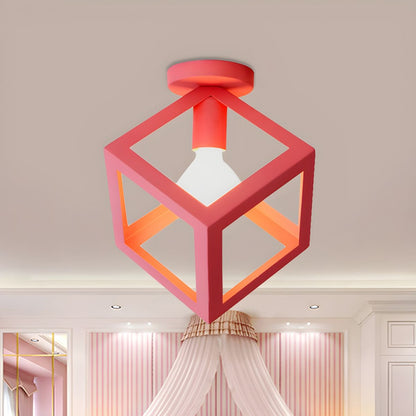 Vintage Metal Loft Style Ceiling Light Fixture | Wavira