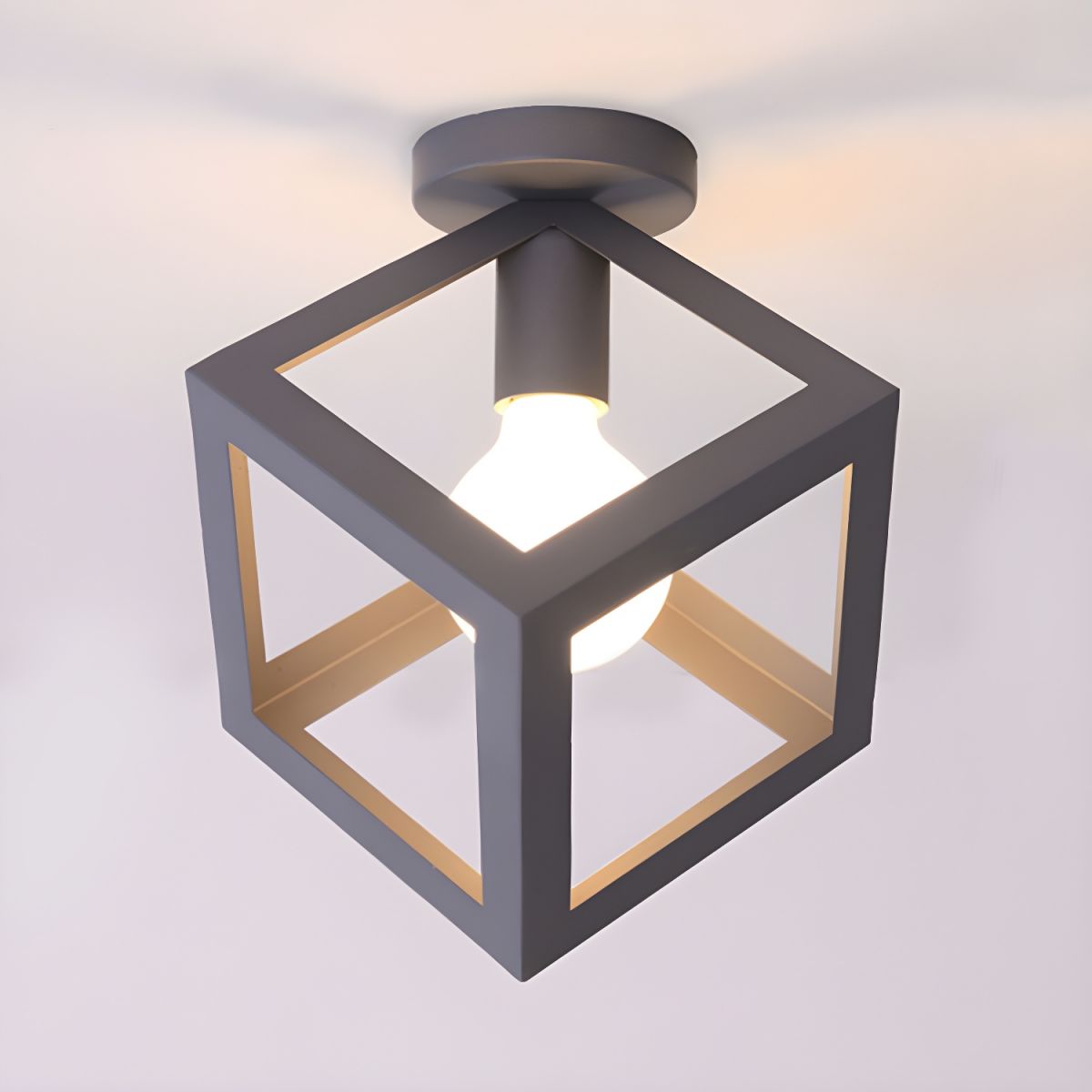 Vintage Metal Loft Style Ceiling Light Fixture | Wavira