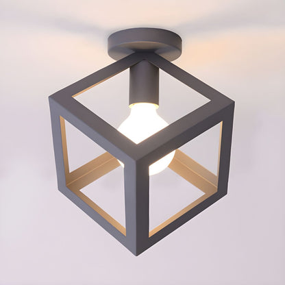 Vintage Metal Loft Style Ceiling Light Fixture | Wavira
