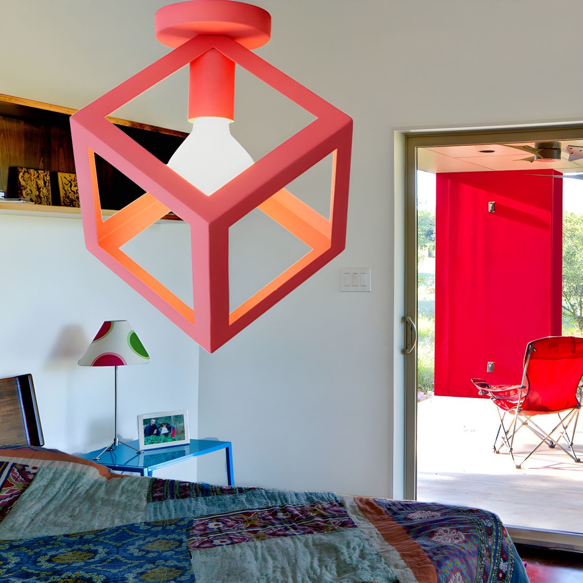 Vintage Metal Loft Style Ceiling Light Fixture | Wavira