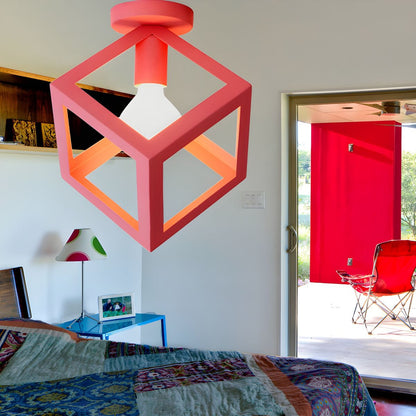 Vintage Metal Loft Style Ceiling Light Fixture | Wavira