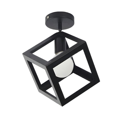 Vintage Metal Loft Style Ceiling Light Fixture | Wavira