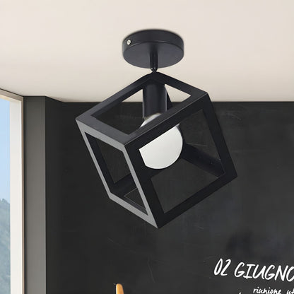 Vintage Metal Loft Style Ceiling Light Fixture | Wavira
