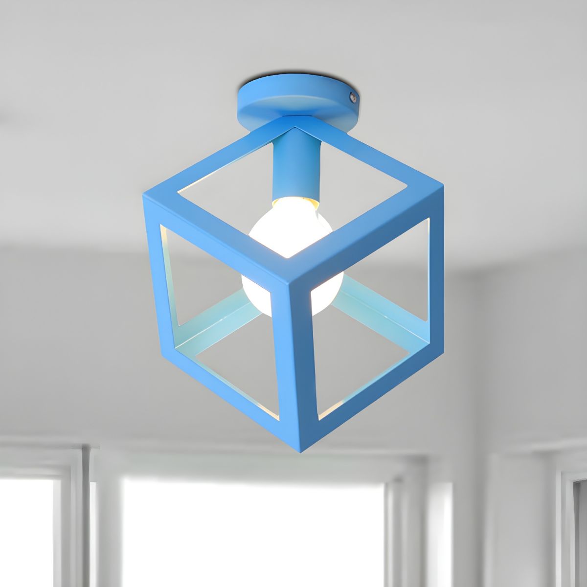 Vintage Metal Loft Style Ceiling Light Fixture | Wavira
