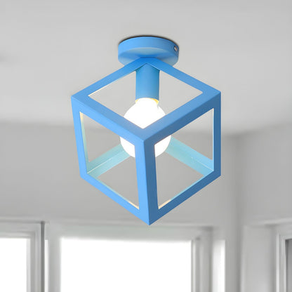Vintage Metal Loft Style Ceiling Light Fixture | Wavira
