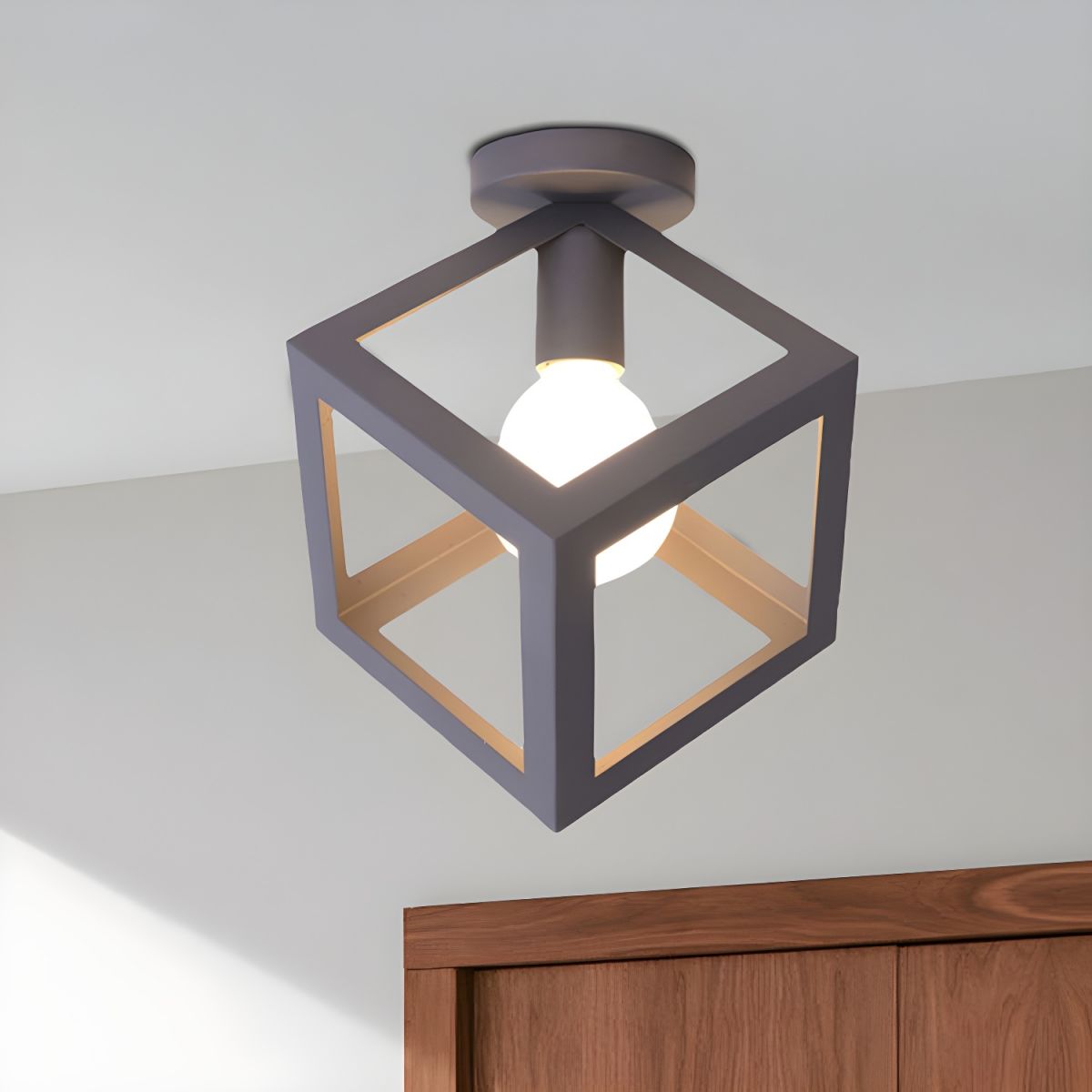 Vintage Metal Loft Style Ceiling Light Fixture | Wavira