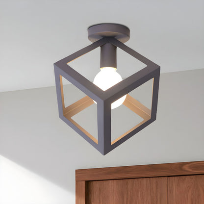 Vintage Metal Loft Style Ceiling Light Fixture | Wavira