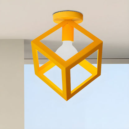Vintage Metal Loft Style Ceiling Light Fixture | Wavira