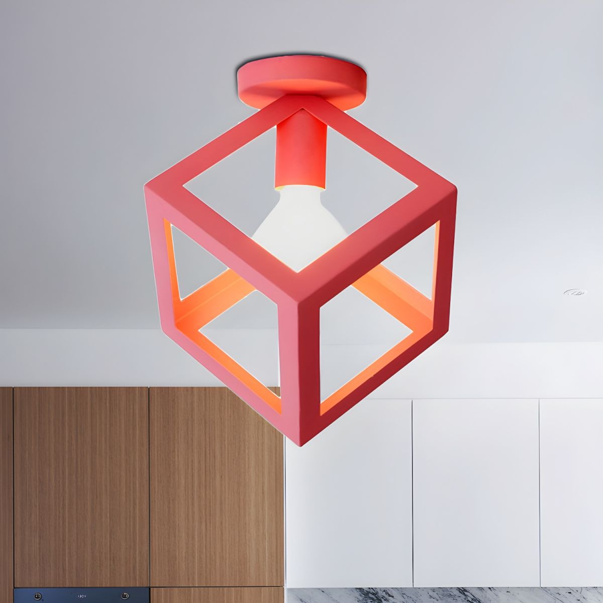 Vintage Metal Loft Style Ceiling Light Fixture | Wavira