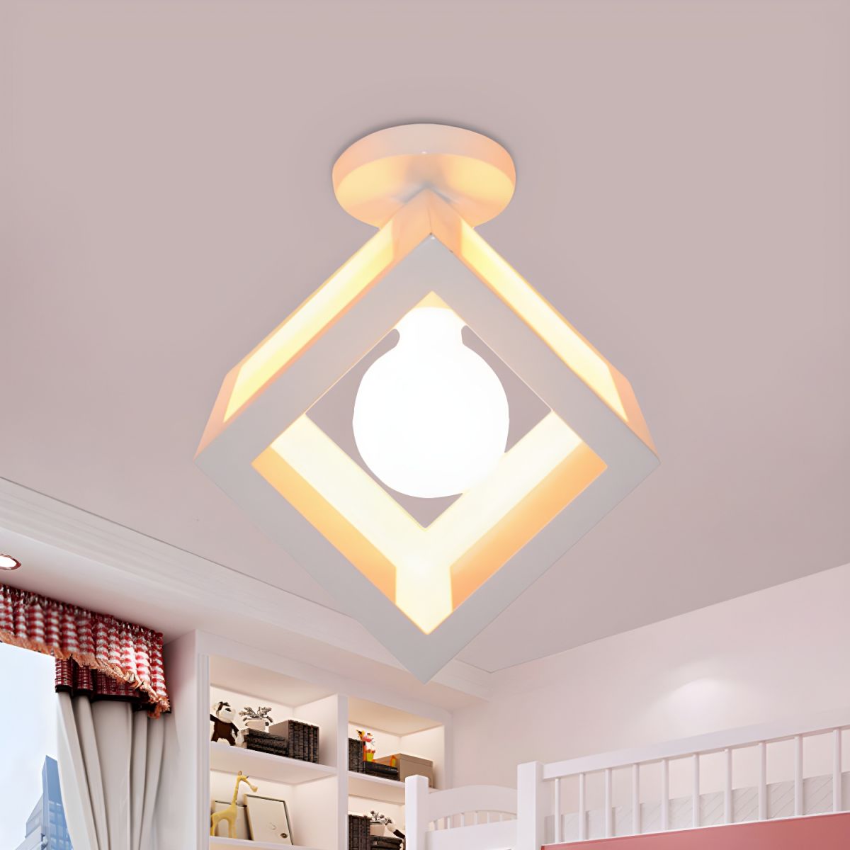 Vintage Metal Loft Style Ceiling Light Fixture | Wavira