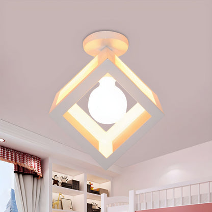 Vintage Metal Loft Style Ceiling Light Fixture | Wavira