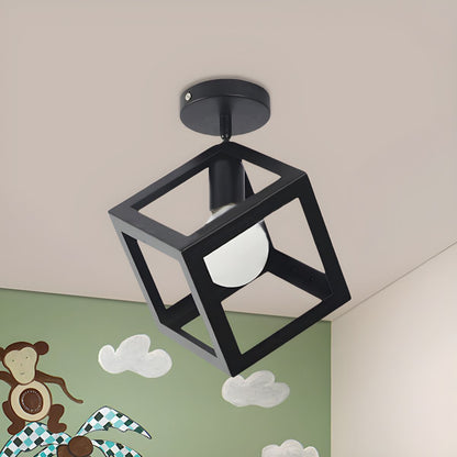 Vintage Metal Loft Style Ceiling Light Fixture | Wavira