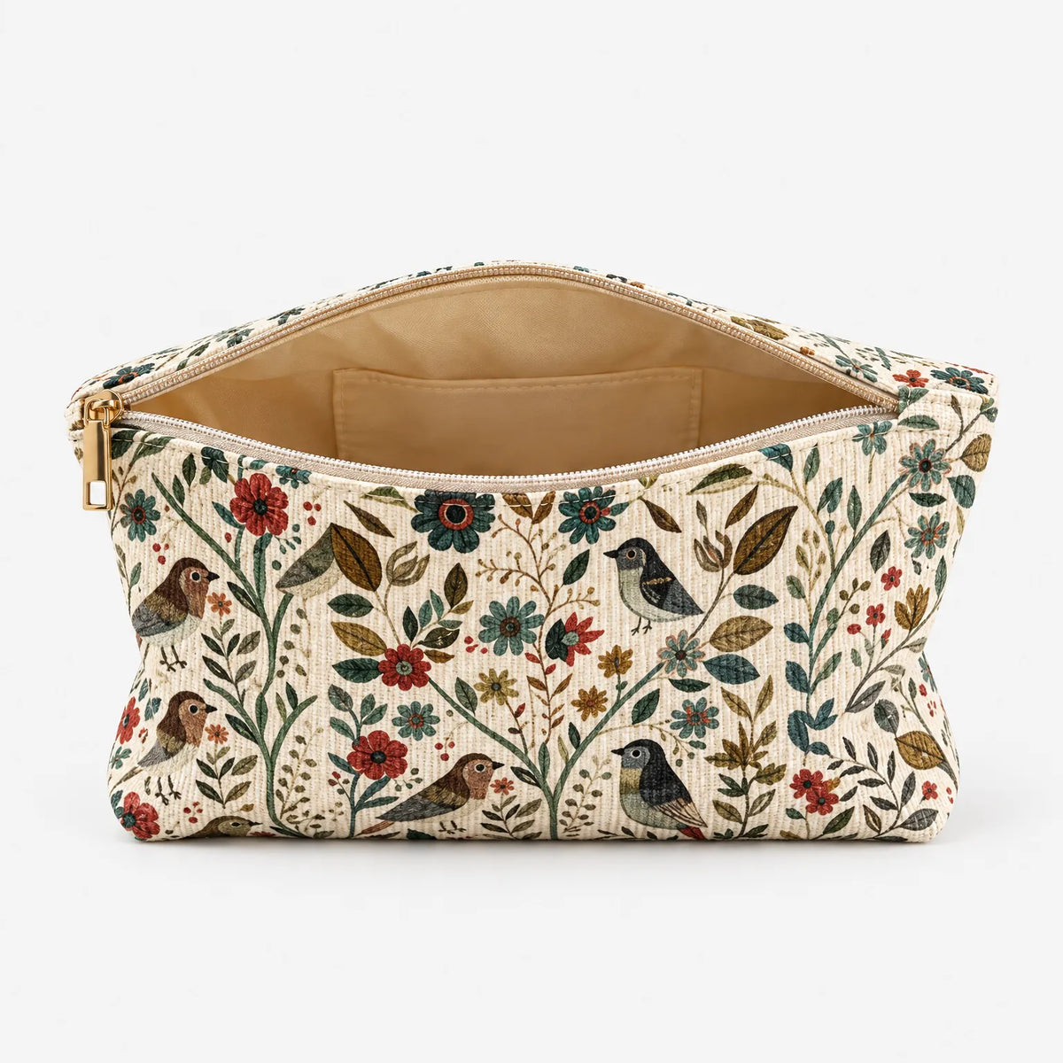 Vintage Print Women's Cosmetic Bag