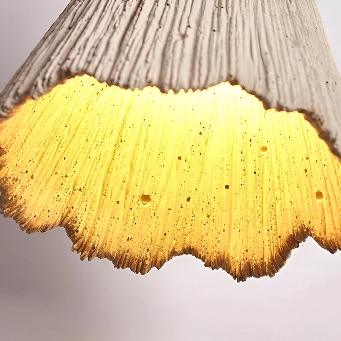 Wabi Sabi Cement Pendant Light With Handcrafted Texture | Jorvex