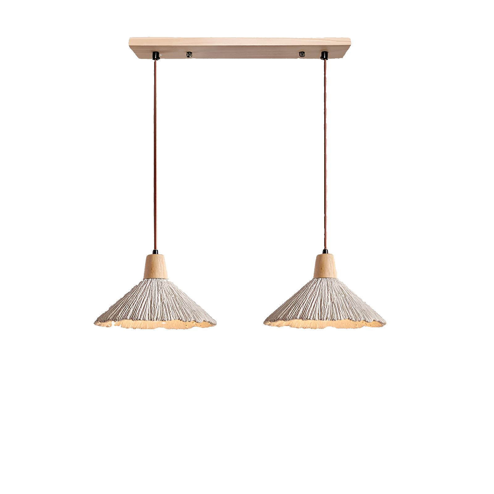 Wabi Sabi Cement Pendant Light With Handcrafted Texture | Jorvex