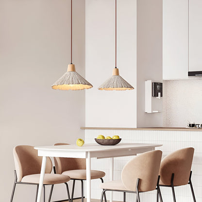 Wabi Sabi Cement Pendant Light With Handcrafted Texture | Jorvex