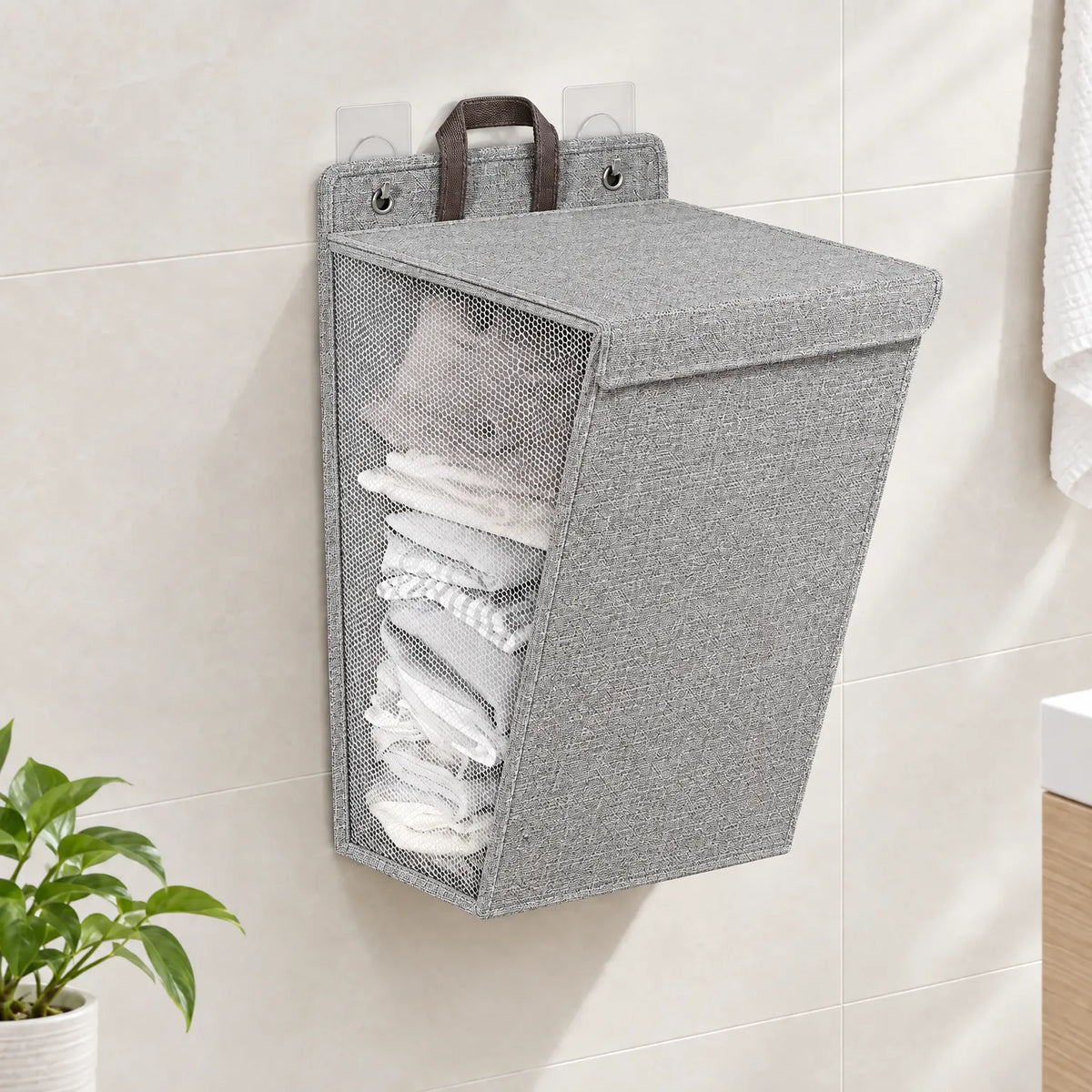 Wall Mounted Foldable Laundry Hamper