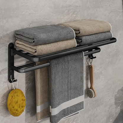 Wall Mounted Folding Towel Rack