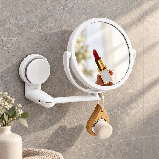 Wall Mounted Vanity Mirror with Adjustable Arm
