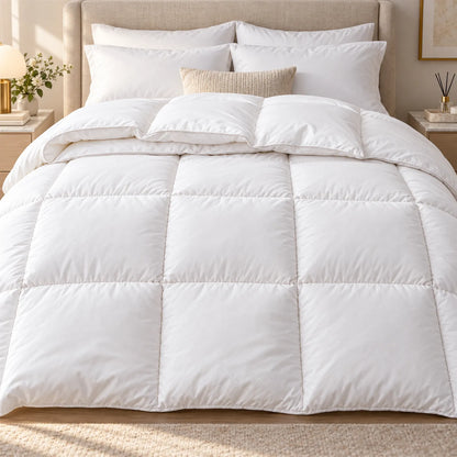 Warm Winter Comforter with Soft Down Alternative Filling
