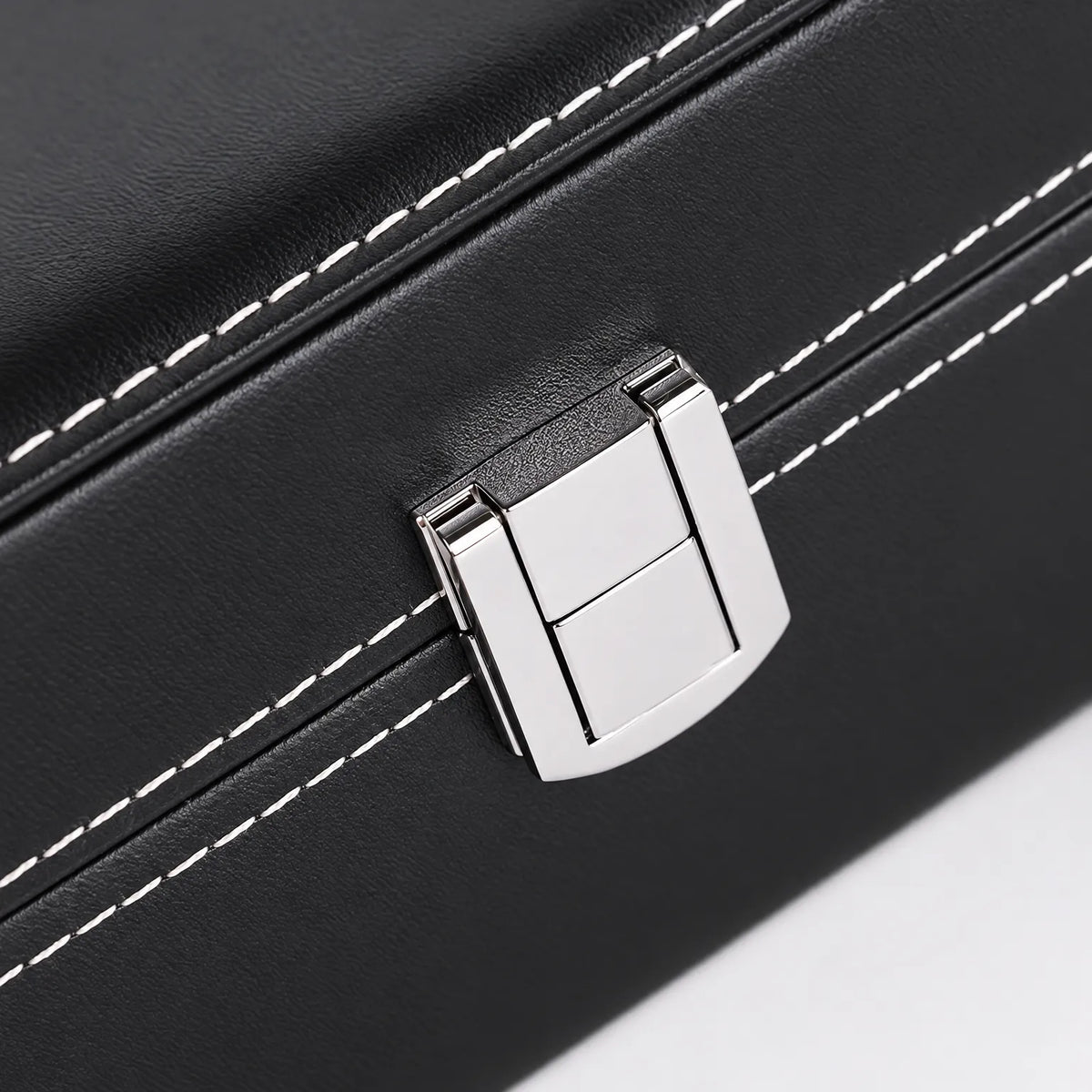 Watch Box with Clear Display Lid Removable Cushions