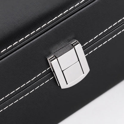 Watch Box with Clear Display Lid Removable Cushions