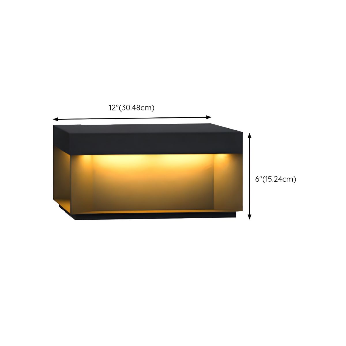 Waterproof Solar Metal Outdoor Pillar Garden Light | Velnor