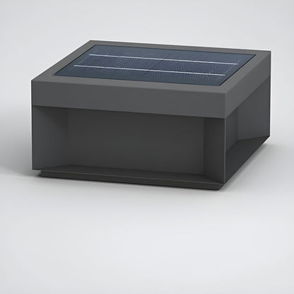Waterproof Solar Metal Outdoor Pillar Garden Light | Velnor