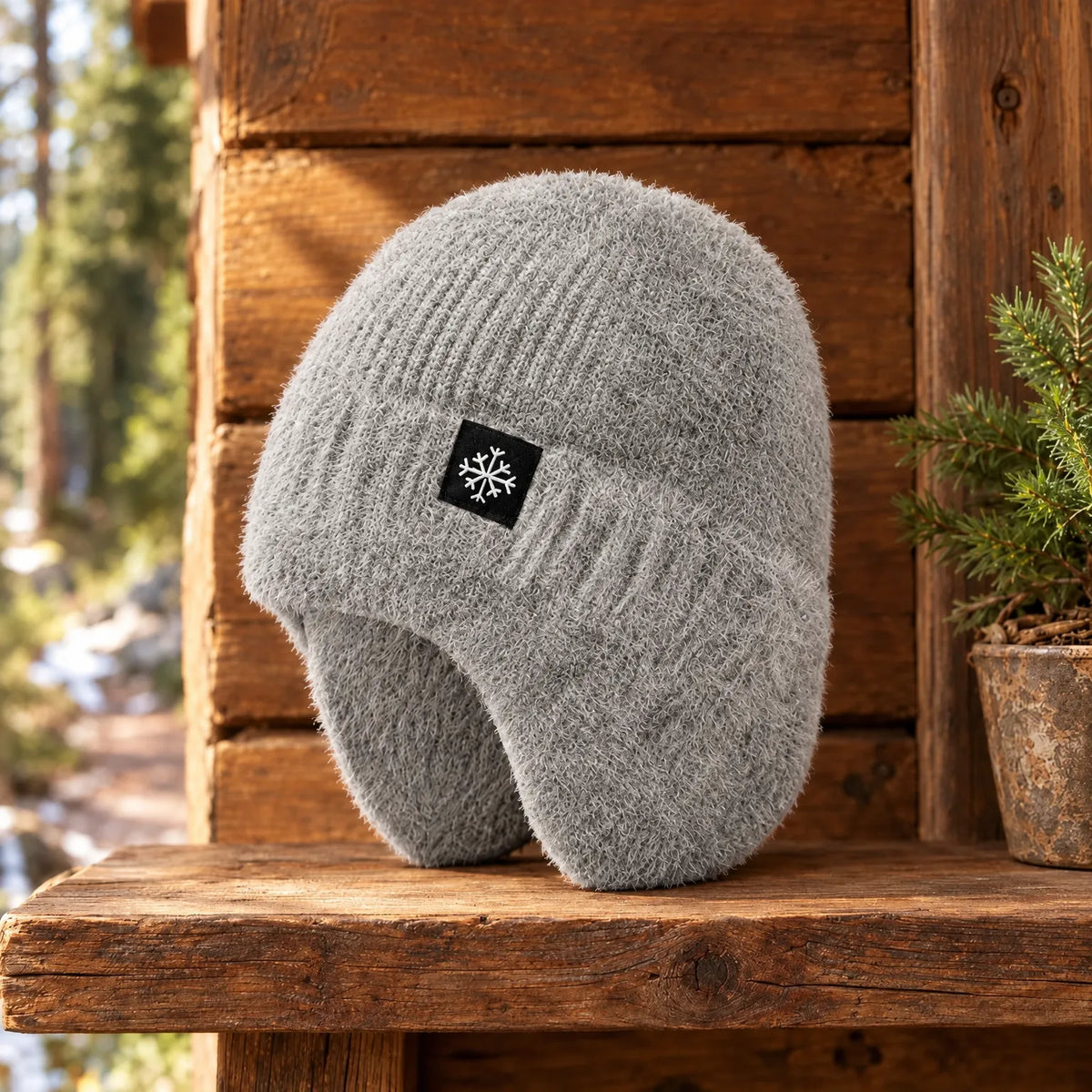 Winter Beanie With Ear Flaps