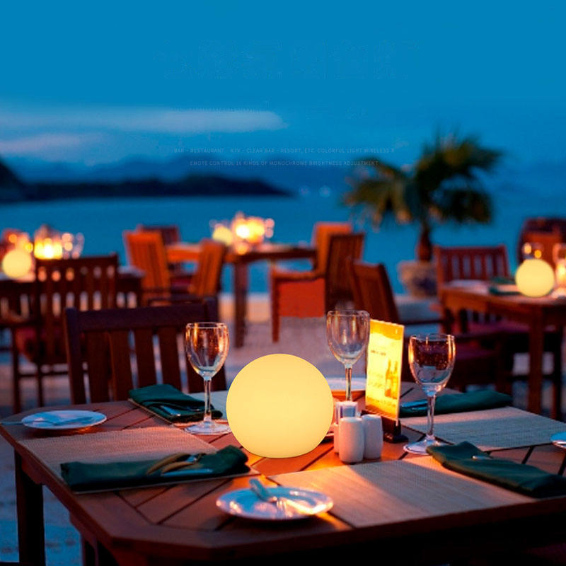 Wireless LED Globe Table Lamp with Rechargeable Battery | Luntrix