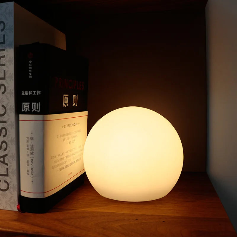 Wireless LED Globe Table Lamp with Rechargeable Battery | Luntrix