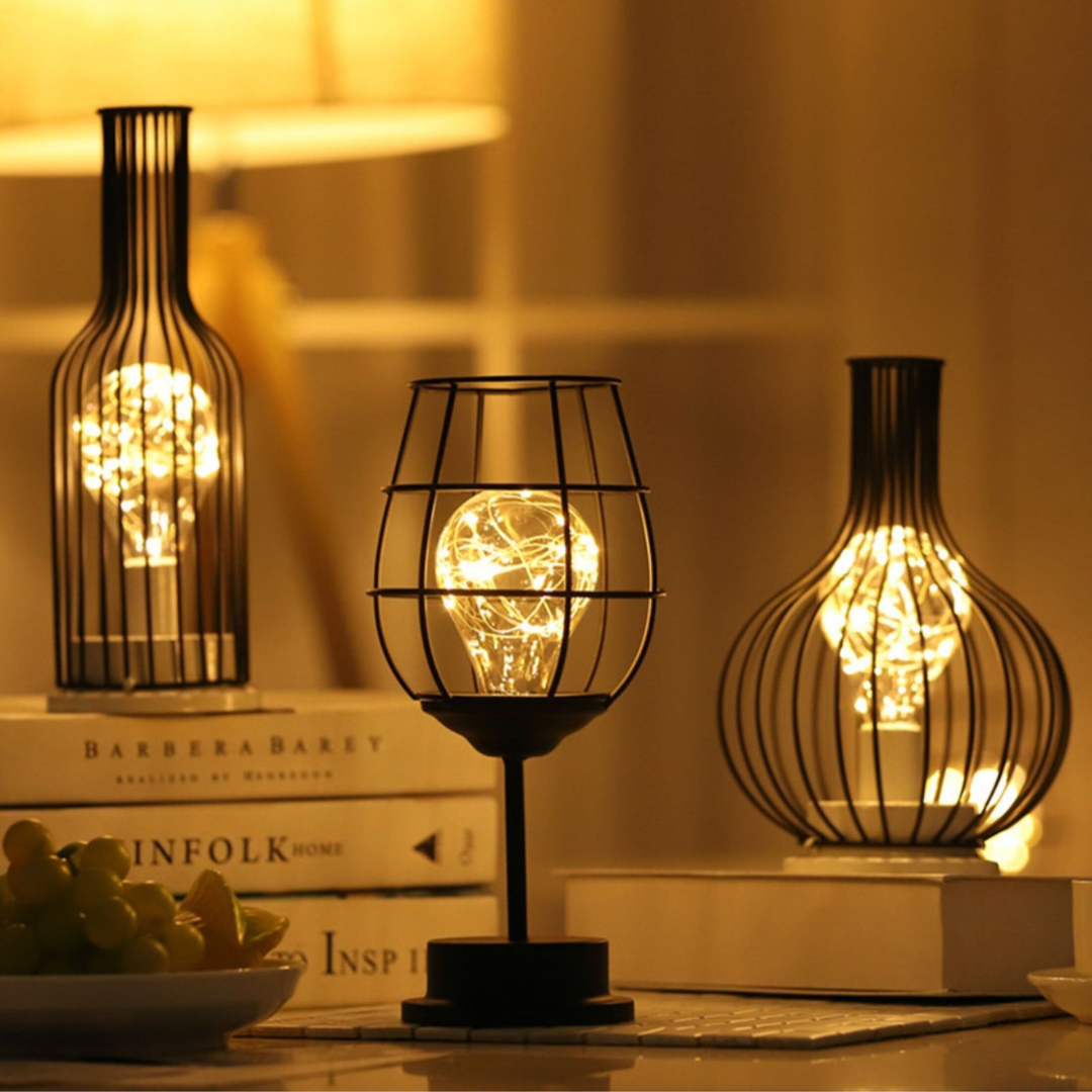Wireless LED Table Lamp with Modern Steel Finish | Trivexa