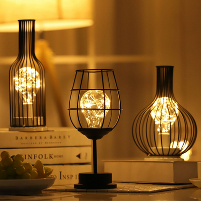 Wireless LED Table Lamp with Modern Steel Finish | Trivexa