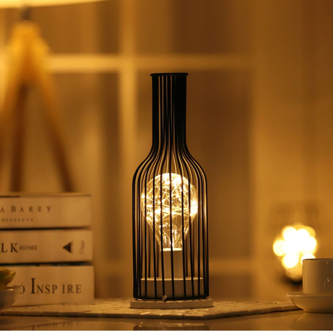 Wireless LED Table Lamp with Modern Steel Finish | Trivexa