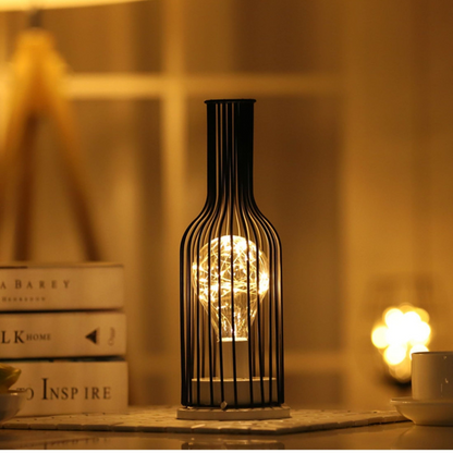 Wireless LED Table Lamp with Modern Steel Finish | Trivexa
