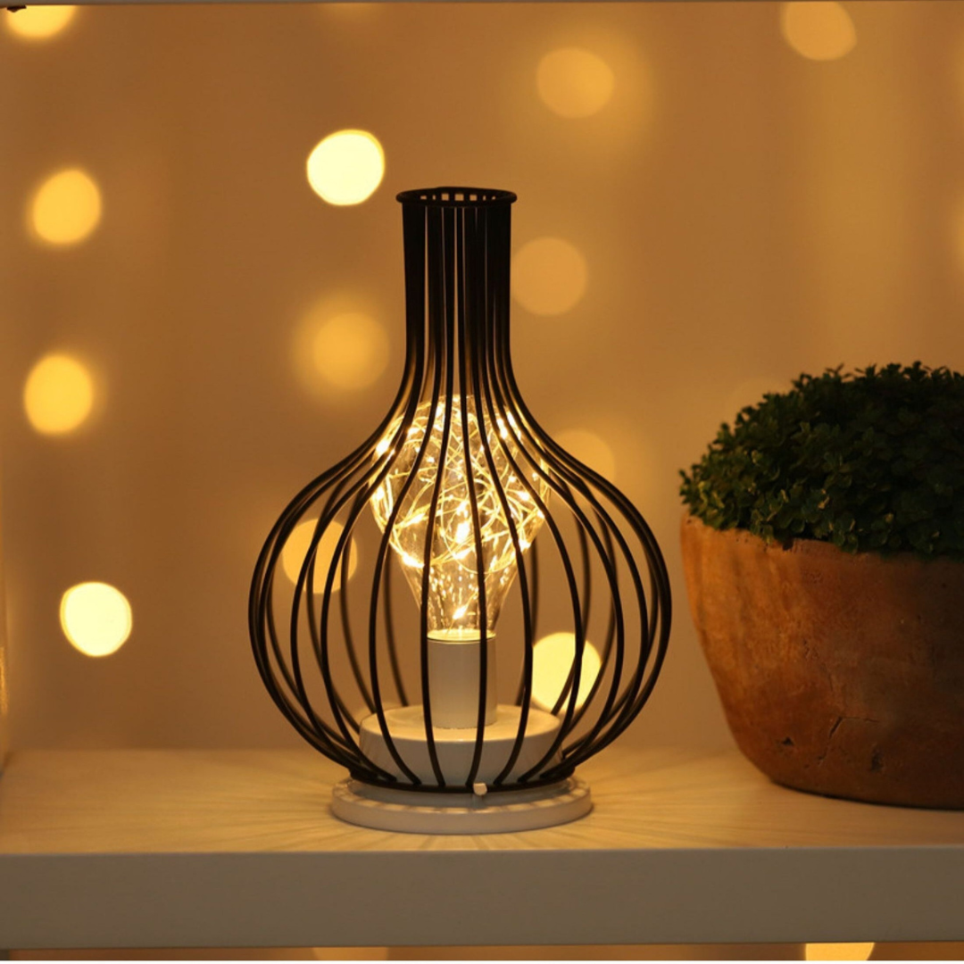 Wireless LED Table Lamp with Modern Steel Finish | Trivexa