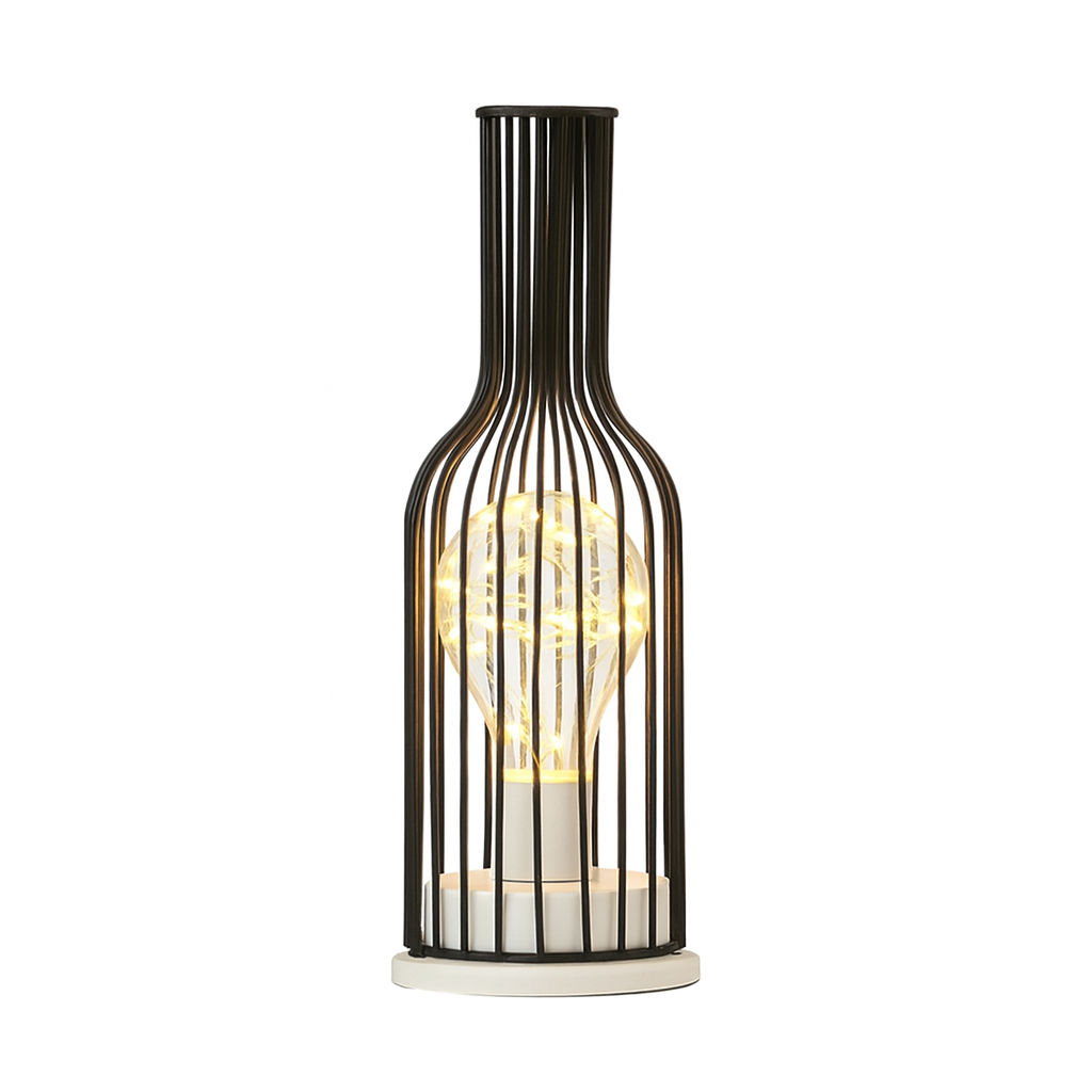 Wireless LED Table Lamp with Modern Steel Finish | Trivexa