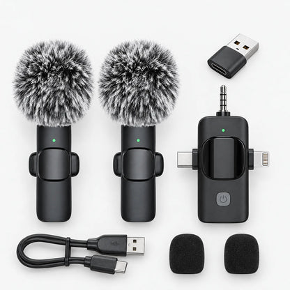Wireless Lavalier Microphone Recording System