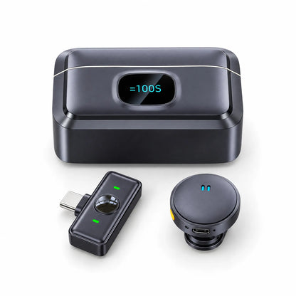 Wireless Lavalier Microphone With Charging Case