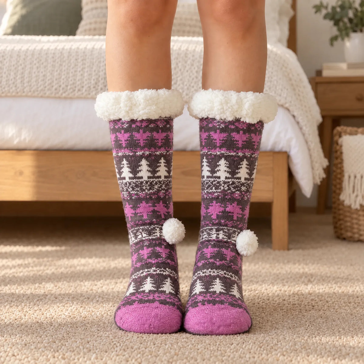 Women's Gripper Slipper Socks