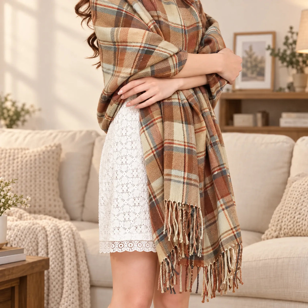 Women's Knit Winter Neck Scarf