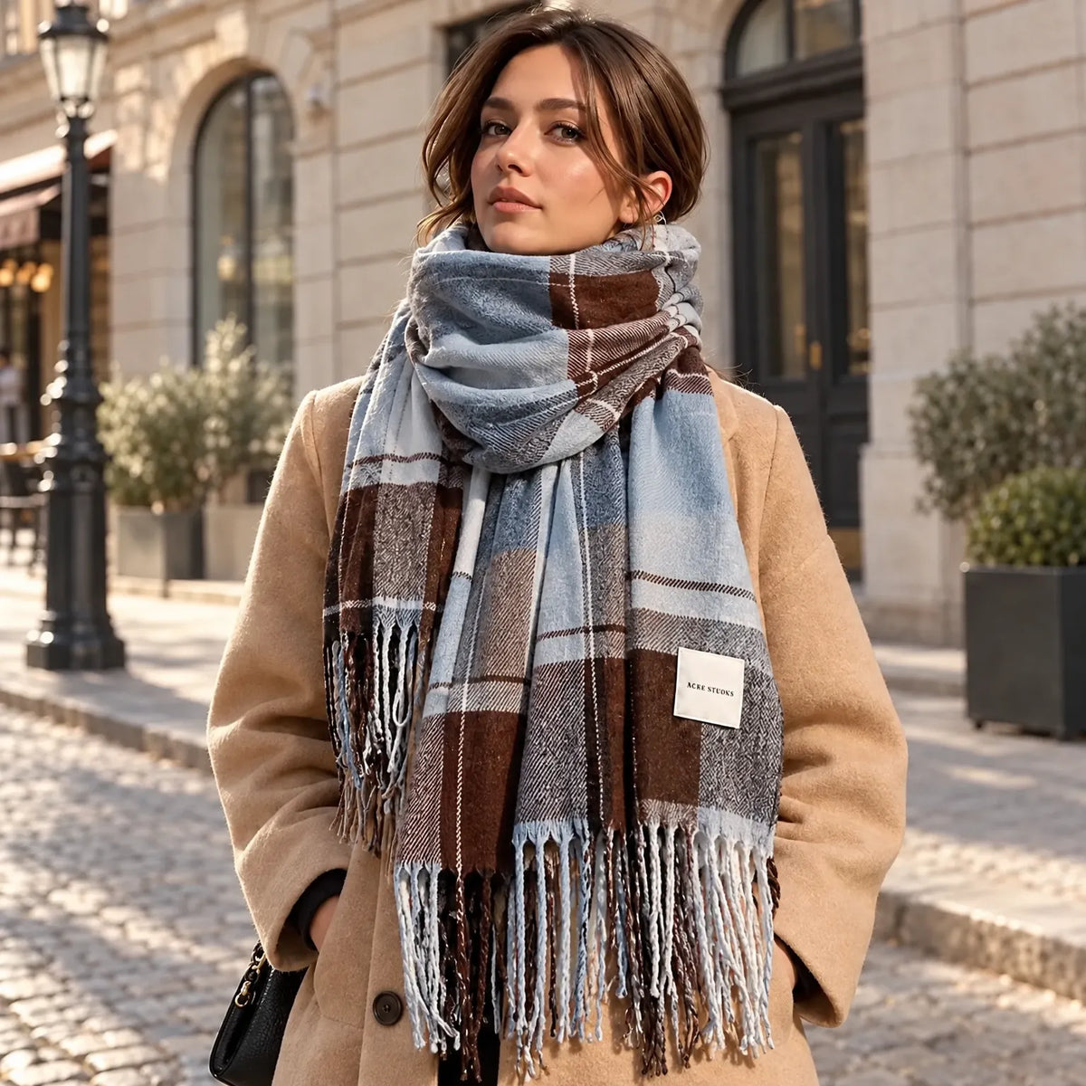 Women's Simple Knit Winter Scarf