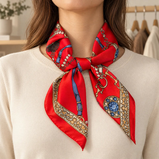 Women's Square Printed Scarf