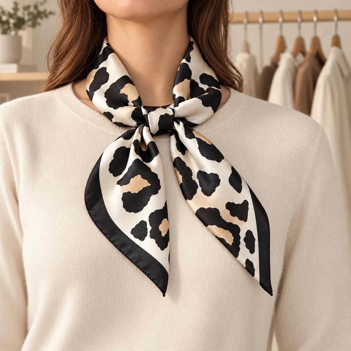 Women's Square Printed Scarf