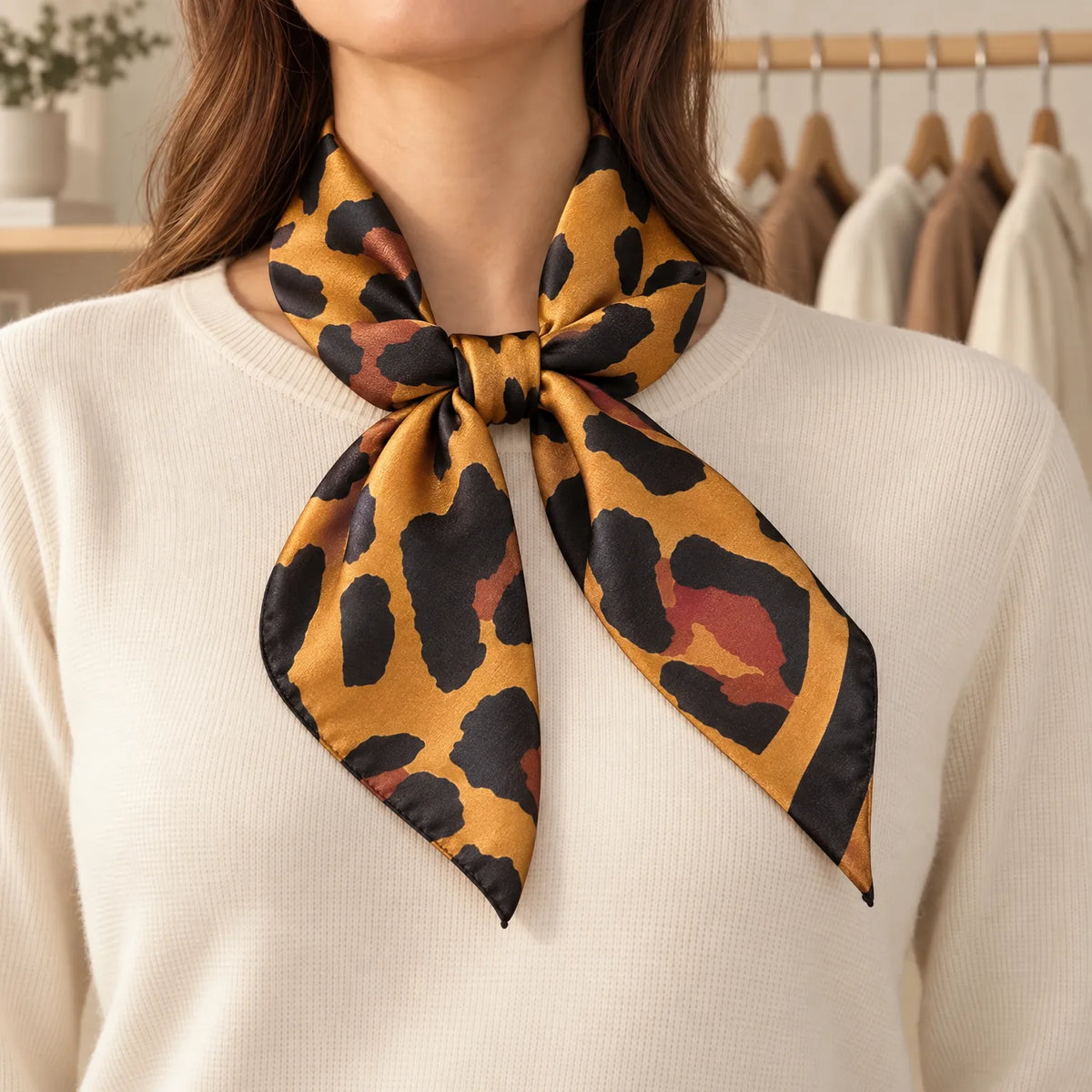 Women's Square Printed Scarf