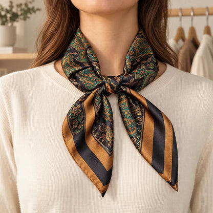 Women's Square Printed Scarf
