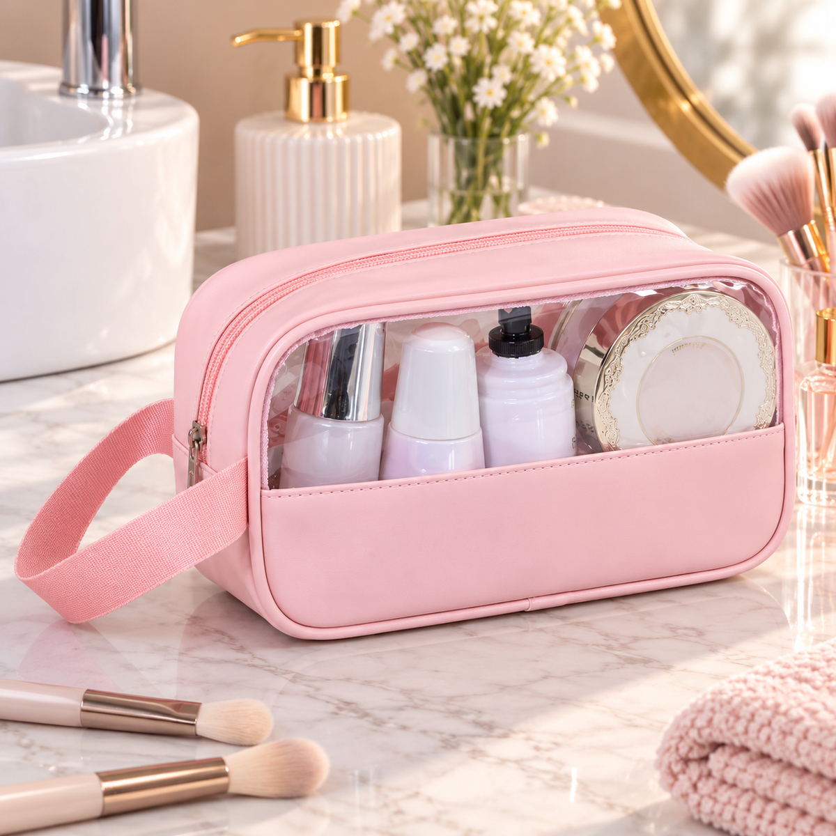 Women's Transparent Cosmetic Bag