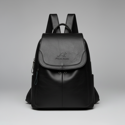 Elegant Leather Backpack | Women's Work and Everyday Bag